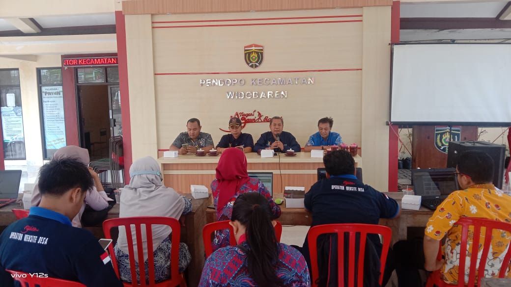 Pelatihan Pengelolaan Aplikasi Srigati di Kecamatan Widodaren